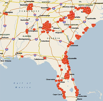 Coverage Map Coverage Map